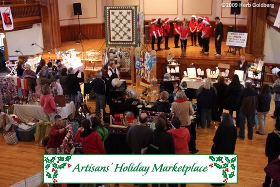 Marblehead Festival of Arts Come to the Artisan's Holiday Marketplace to find unique hand made gifts at Abbot Hall in Marblehead. Photo courtesy of Herb Goldberg Find unique hand made gifts at Abbot Hall in Marblehead -Artisans Holiday Market