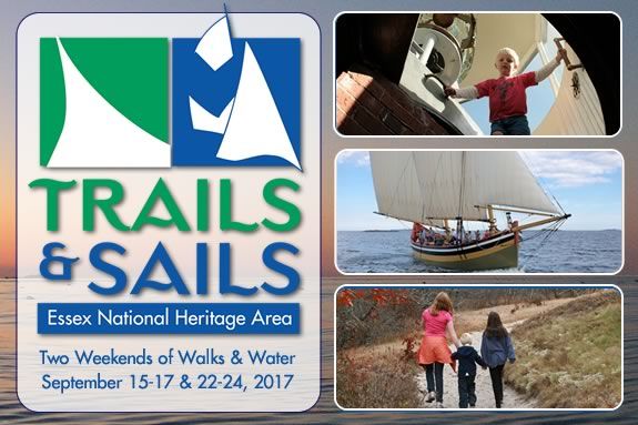 Explore the North Shore with over 150 Free Events in Essex National Heritage Area's Trails & Sails celebration. Explore the North Shore with over 150 Free Events in Essex National Heritage Area's Trails & Sails celebration.