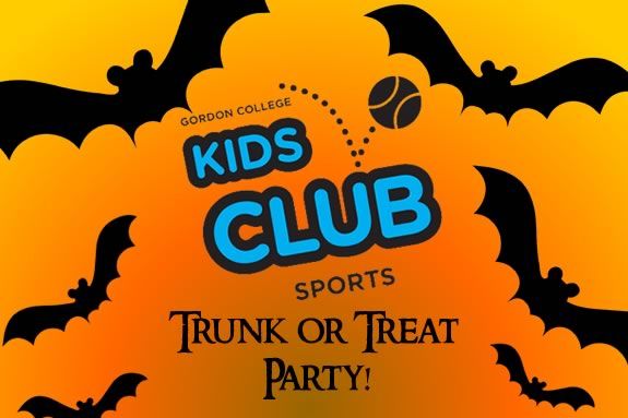 The Gordon College Kids Club invites families to their FREE Trunk or Treat Party for safe Trick or Treating and lots of fun! The Gordon College Kids Club invites families to their FREE Trunk or Treat Party