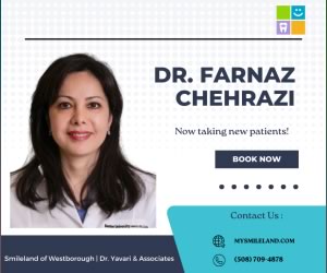 Dr. Farnaz Chehrazi Smileland Pediatric Dentistry Westborough Massachusetts