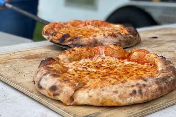 Farmhouse Wood-Fired Pizza at the Trustees of Reservations' Appleton Farms in Ipswich Massachusetts