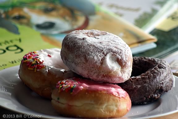 Dads & Donuts Storytime at Newbury Town Library in Massachusetts