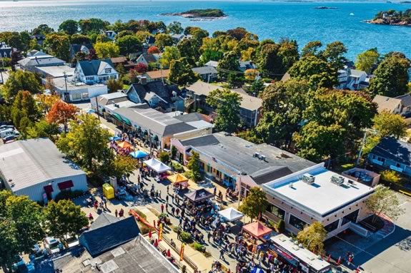Celebrate Magtoberfest in charming Manolia Village, part of Gloucester Massachusetts.