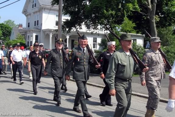 Rockport Massachusetts Memorial Day.  Photo: Tina Ketchopolos