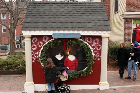 Santa's Workshop is seasonally located on Inn Street in Newburyport.
