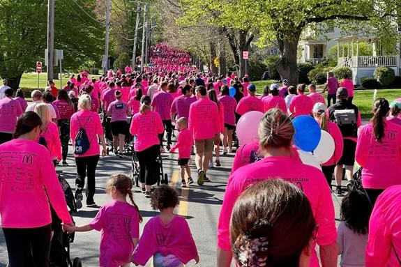 The Step up for Colleen 5k is a memorial fundraiser in memory of Colleen Ritzer a beloved North Shore Lacal Teacher.