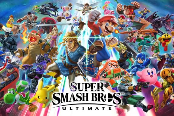 Super Smash Bros. Ultimate Tournament with One Up Games at Ipswich Public Library Massachusetts.