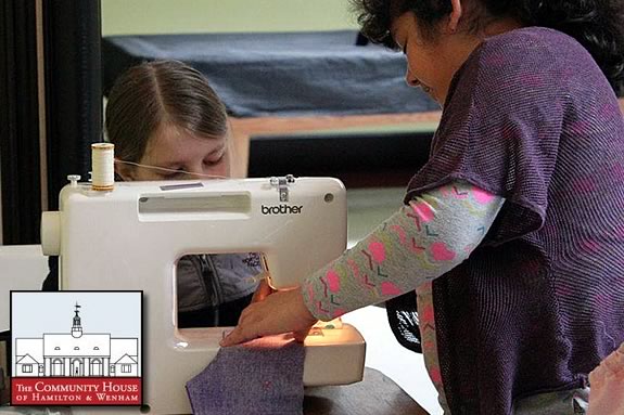 Kids in Grades 2-5 will learn sewing at the Hamilton Wenham Community House. Kids in Grades 2-5 will learn sewing at the Hamilton Wenham Community House.