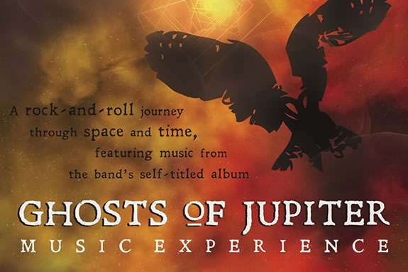 Visitors to the Museum of Science, Boston will experience a rock-and-roll journey through space and time in 'Ghosts of Jupiter' Visitors will experience a rock-and-roll journey at Museum of Science