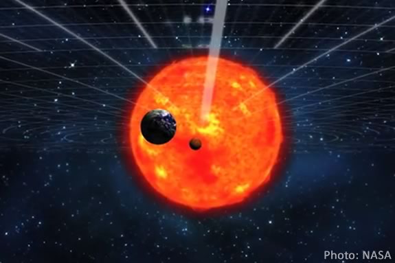 A transit of Venus is when Venus passes directly between the Earth and the Sun.