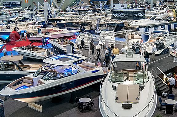 The New England Boat Show in Boston Massachusetts