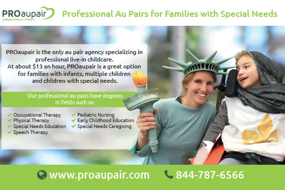 Professional Au Pairs for families with special needs Professional Au Pairs for families with special needs