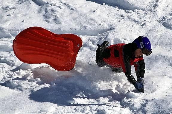Sled Safety reduces the risk of injury and allows everybody to make it home safely from a day on the sledding hill! Sled Safety reduces the risk of injury and allows everybody to make it home safe