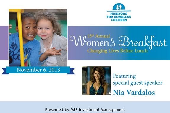 Horizons for Homeless Children’s 15th Annual Women’s Breakfast will feature Leigh Anne Tuohy, whose story was the basis of the movie 'Blind Side'. Horizons for Homeless Children’s 15th Annual Women’s Breakfast.