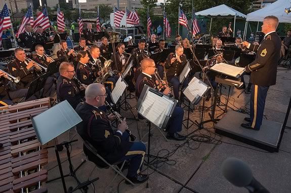Listen to The 215th Army Band of the Massachusetts Army National Guard at the Danvers Family Festival Concert