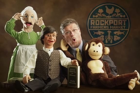 See Ventriloquist Al Getler at the Rockport Farmers Market