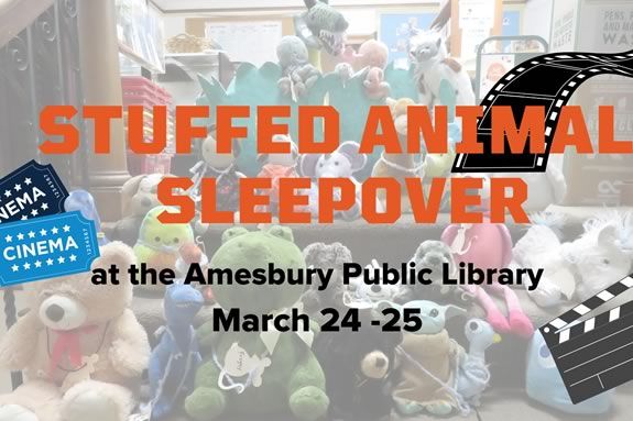 Amesbury Library hosts a sleepover for your child's favorite stuffy.