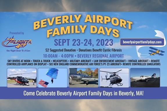 Come see aviation honored in all shapes and sizes at the Beverlyu Massachusetts Regional Airport!