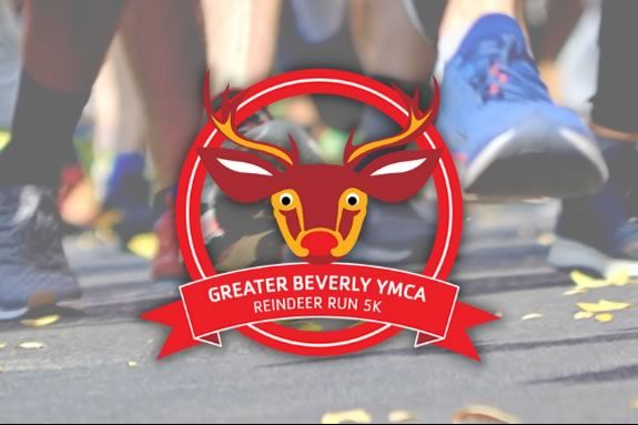 The Reindeer Run 5k Road Race is hosted by the YMCA of Beverly Massachusetts