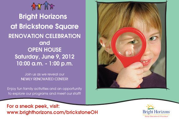 Bright Horizons Renovation Celebration and Open House Brickstone Preschool Andover MA Bright Horizons Renovation Celebration and Open House Brickstone Preschool Andov