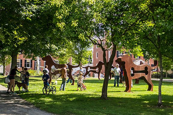 Big Dog Show is a travelling large-scale public art exhibit 