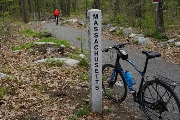 Bike the Rail Trail from the Merrimack river in Salisbury Massachusetts to the New Hampshire border. Bike the Rail Trail from the Merrimack river in Salisbury Massachusetts to the New Hampshire border.