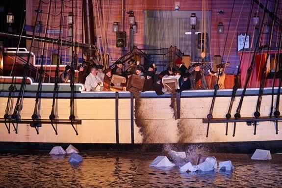 Celebrate and re-enact the single most important event leading up to the American Revolution—the Boston Tea Party