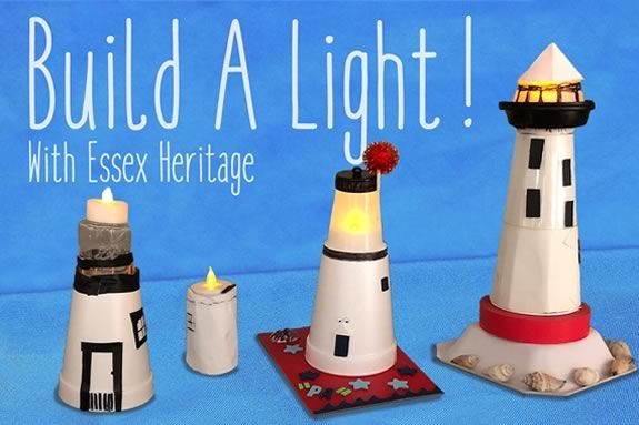Kids are invited to come build their own lighthouse with Essex Heritage at the Salem Massachusetts Visitors Center
