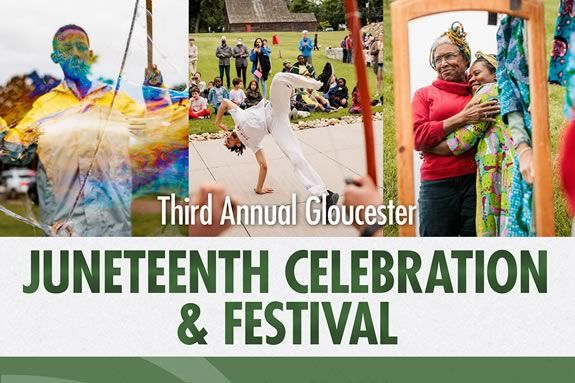 The Gloucester Juneteenth Festival is presented at the Cape Ann Museum Green by the North Shore Juneteenth Association