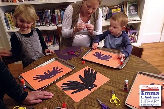 Kids programming at Emma Andrews Library Newburyport includes frequent Story Hours! 