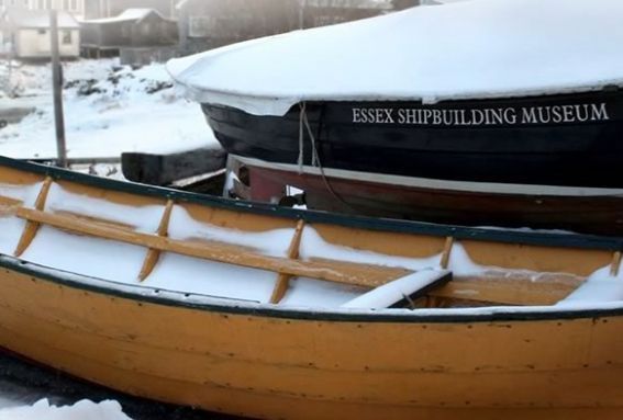 Solstice in the Shipyard celbration at the Essex Shipbuilding Musuem 