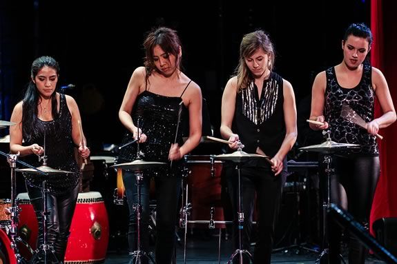 The Excelsis Percussion Quartet will perform at Salem State University.