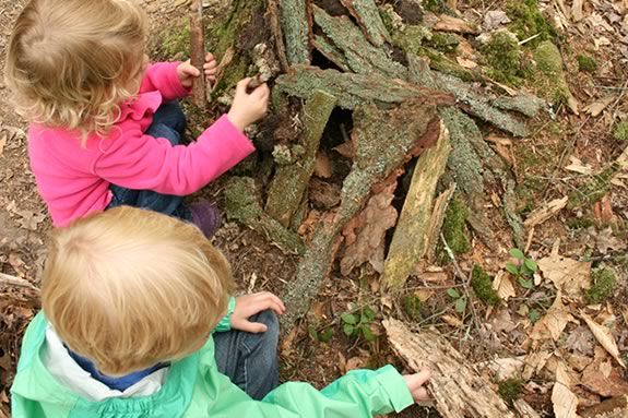 Kids will build their own fairy houses at Mosely Woods in Newburyport!