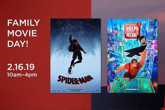 Family Movie Day at Cape Ann Community Cinema featuring 'Into the Spiderverse' and 'Wreck It Ralph 2' Family Movie Day at Cape Ann Community Cinema featuring 'Into the Spiderverse' and 'Wreck It Ralph 2'