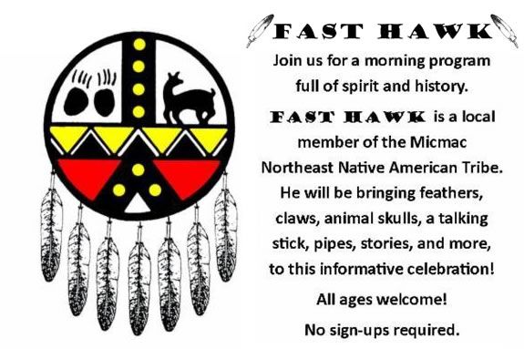 come celebrate Native American History Month at Sawyer Free Library in Glouceste