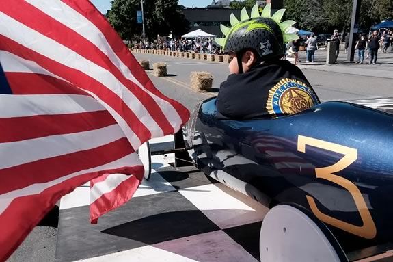 The Gloucester Massachusetts Fish Box Derby encourages teamwork and friendly family competition! The Gloucester Massachusetts Fish Box Derby encourages teamwork and friendly family competition!