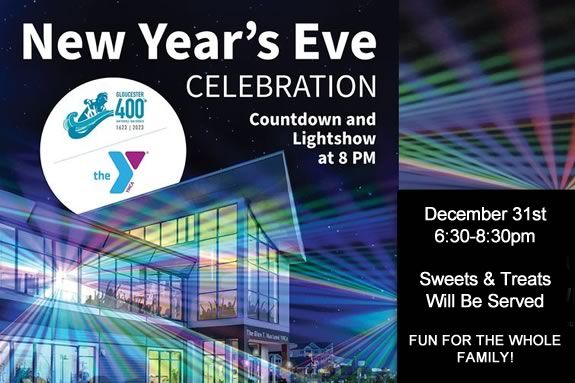 Cape Ann YMCA hosts the G400+ New Year's Eve Celebration in Gloucester Massachusetts