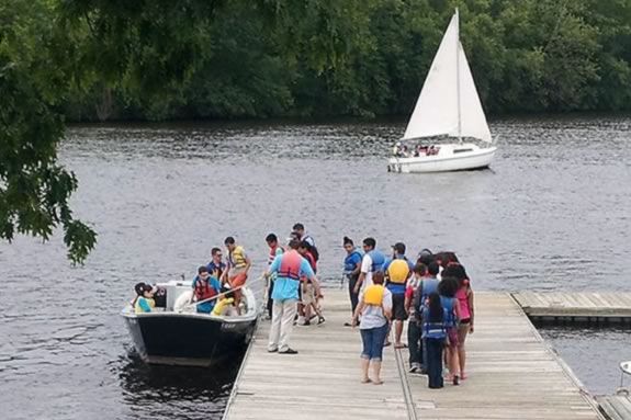 Mass DCR offers free boat tours on the Merrimack River in Lawerence, Massachusetts! Mass DCR offers free boat tours on the Merrimack River in Lawerence, MA!