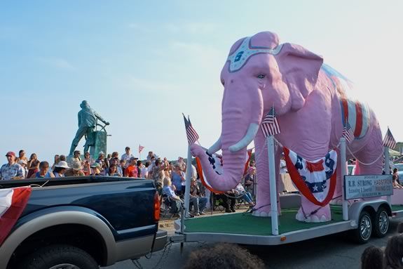 Gloucester Massachusetts hosts an annual Horribles Parade to celebrate Independence Day every year on July 3rd. Gloucester Massachusetts hosts an annual Horribles Parade to celebrate Independence Day every year on July 3rd.