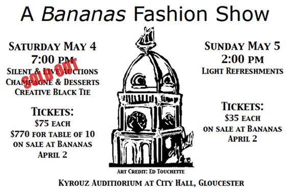 Bananas Fashion Show to Benefit Gloucester City Hall Restoration