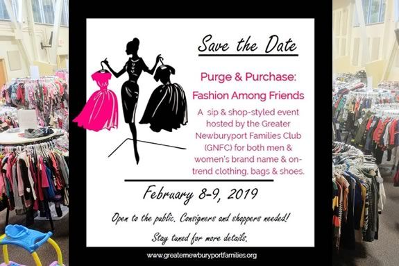 Greater Newburyport Mothers and Families Club Purge & Purchase Cosignment Sale Greater Newburyport Mothers and Families Club Purge & Purchase Cosignment Sale