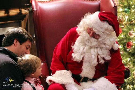 Kids will visit with Santa at the Hamilton Wenham Community House