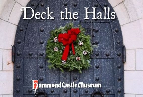 A holiday themed tour of Hammond Castle in Gloucester Massachusetts