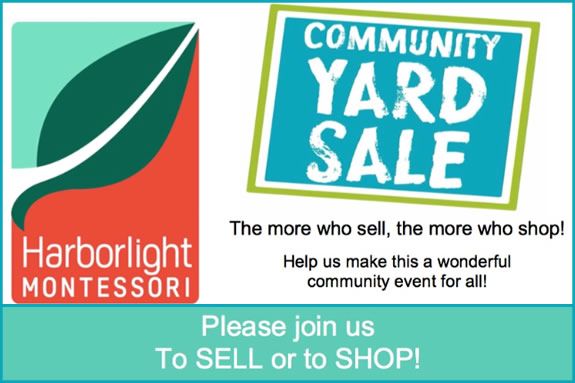 Community Yard Sale at Harborlight Montessori School in Beverly MA Community Yard Sale at Harborlight Montessori School in Beverly MA