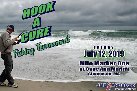 Hook a Cure fishing tournament in Gloucester at the Cape Ann Marina to benefit Dana Farber Cancer Institute in Gloucester at the Cape Ann Marina