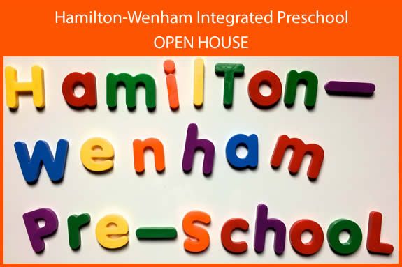 Hamilton-Wenham Integrated Preschool Open House Hamilton-Wenham Integrated Preschool Open House