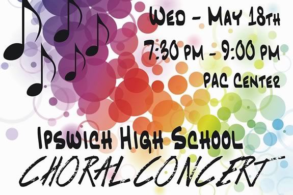 Ipswich High School FREE Choral Concert at the performing arts center
