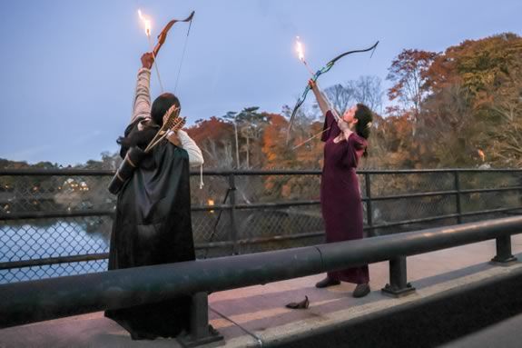 Come to Ipswich Massachusetts as points along the Ipswich River are illuminated! 