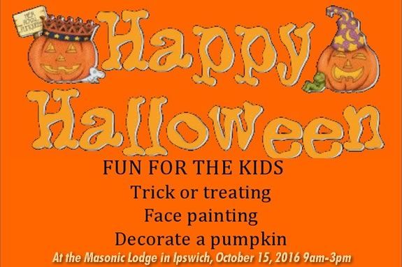 Bring the kids to the Masonic Lodge in Ipswich for some Halloween fun 