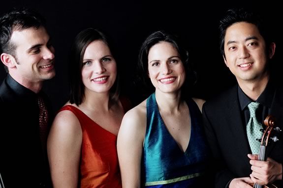 The Jupiter String Quartet plays the Shalin Liu Center in Rockport Massachusetts The Jupiter String Quartet plays the Shalin Liu Center in Rockport Massachusetts